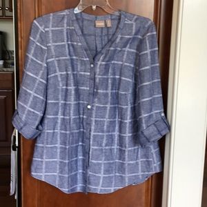 Checked blouse